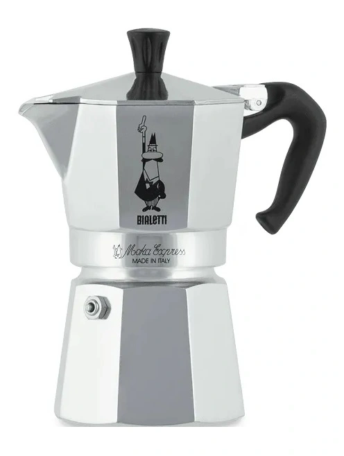 Bialetti Moka Express inox 6 személyes kotyogós kávéfőző