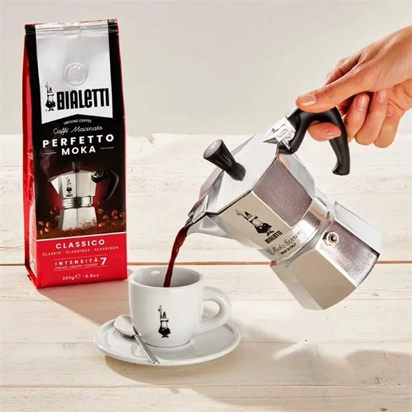 Bialetti Moka Express inox 6 személyes kotyogós kávéfőző