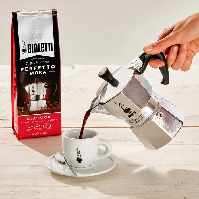 Bialetti Moka Express inox 6 személyes kotyogós kávéfőző