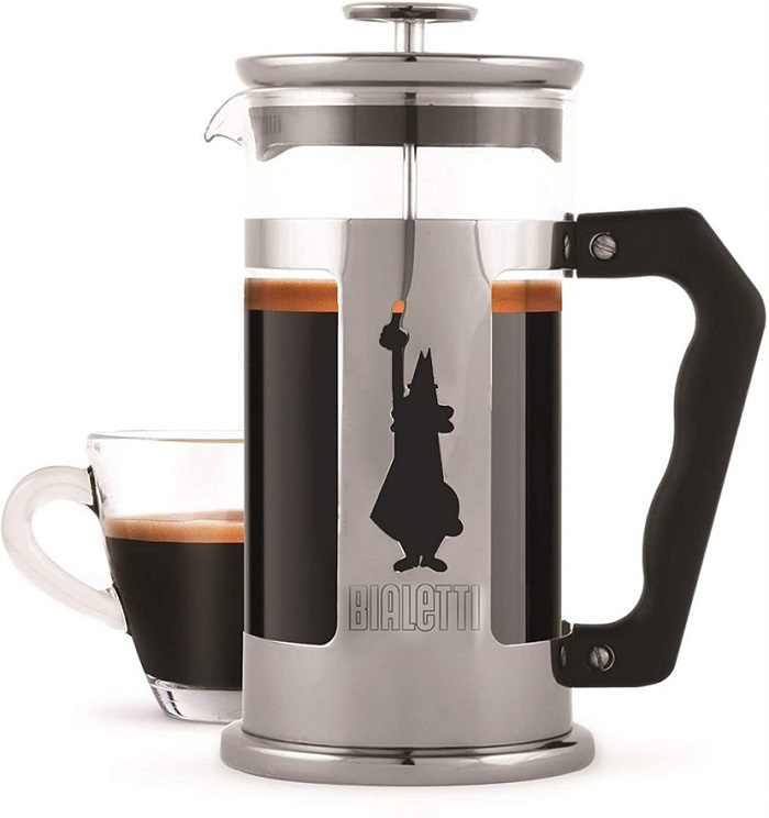 Bialetti Preziosa 3160/NW inox dugattyús kávé- és teafőző