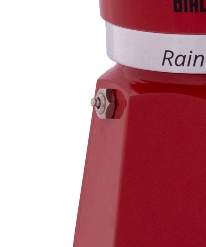 Bialetti Rainbow piros 6 személyes kotyogós kávéfőző