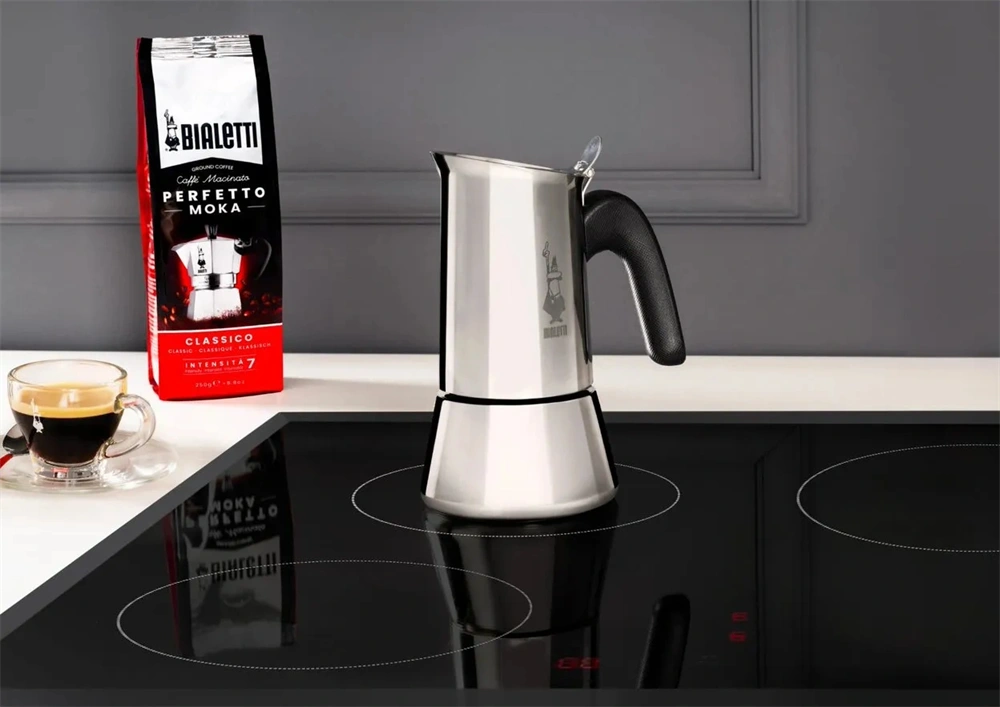 Bialetti Venus 7256/CN inox 10 személyes indukciós kotyogós kávéfőző