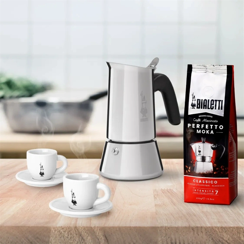 Bialetti Venus 7256/CN inox 10 személyes indukciós kotyogós kávéfőző
