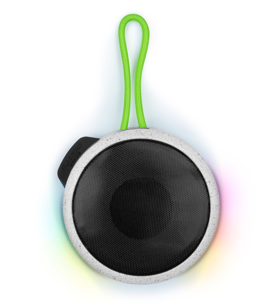 BigBen 2809236 Party Nano vezeték nélküli világító fehér Bluetooth hangszóró