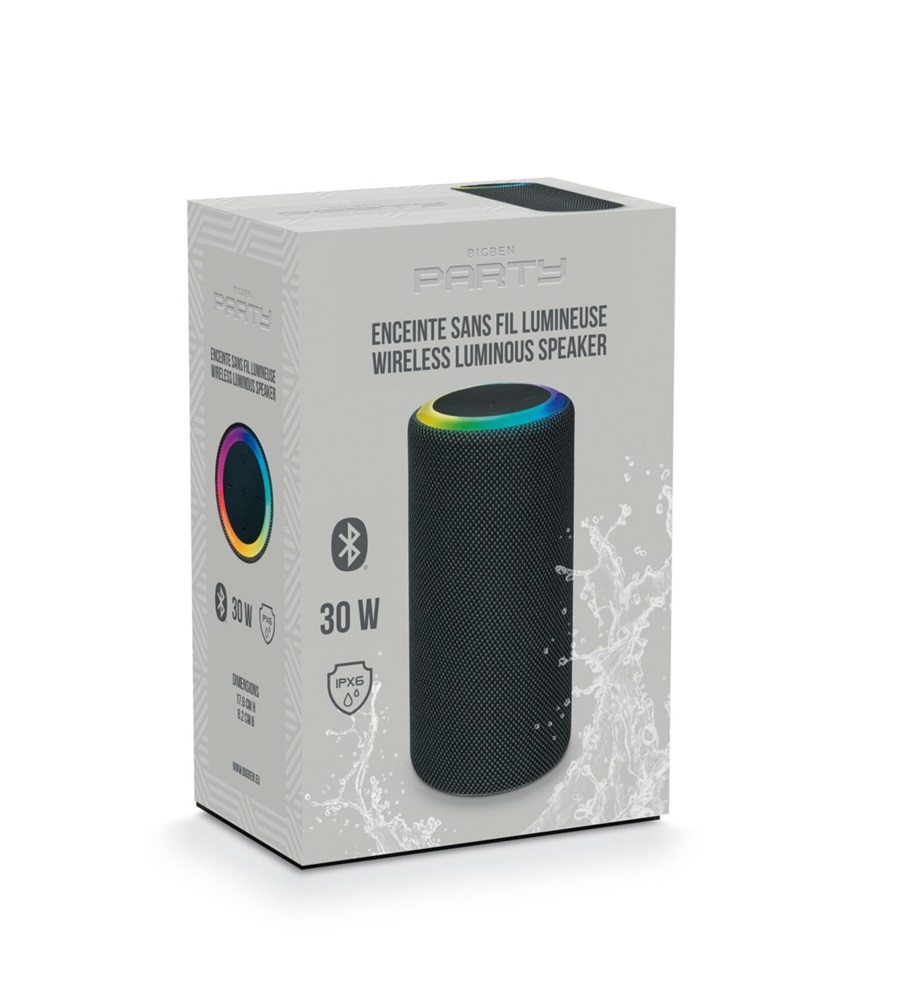 BigBen 2809243 Party MS2 30W vezeték nélküli világító Bluetooth hangszóró