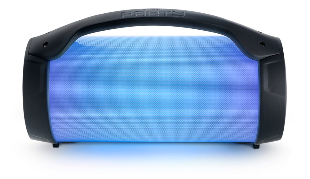 BigBen 2809249 Party Lite vezeték nélküli világító fekete Bluetooth hangszóró mikrofonnal