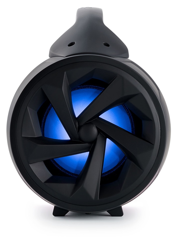 BigBen 2809249 Party Lite vezeték nélküli világító fekete Bluetooth hangszóró mikrofonnal