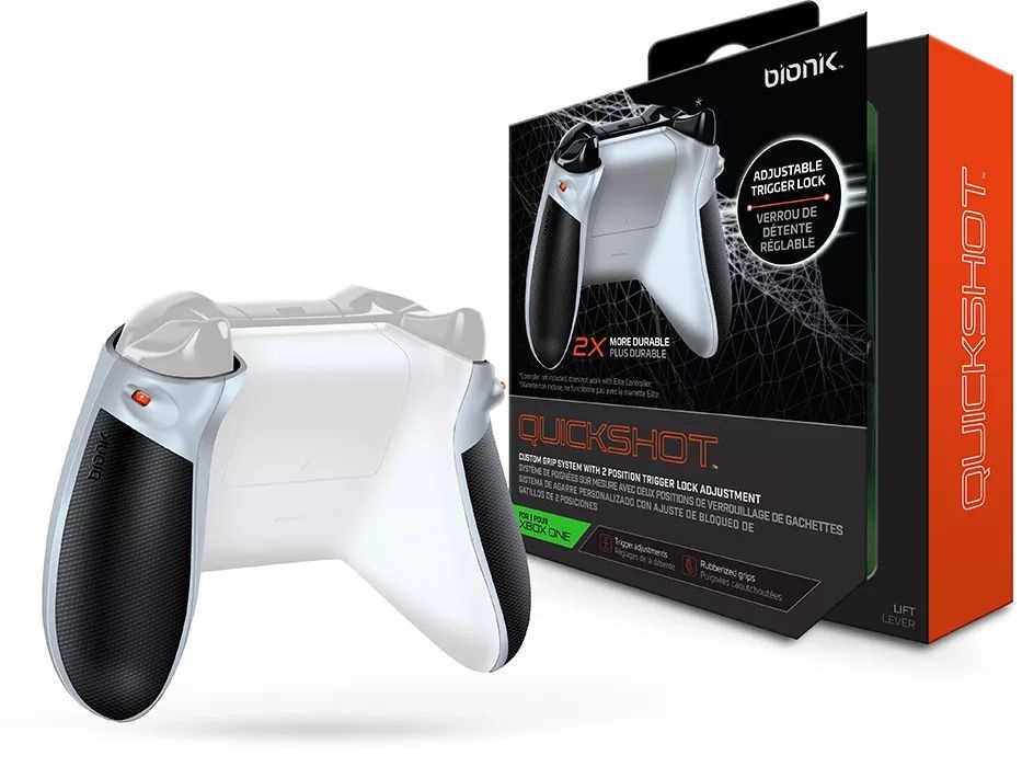 Bionik BNK-9022 Quickshot Pro Xbox One fehér-szürke kontroller ravasz kiegészítőcsomag