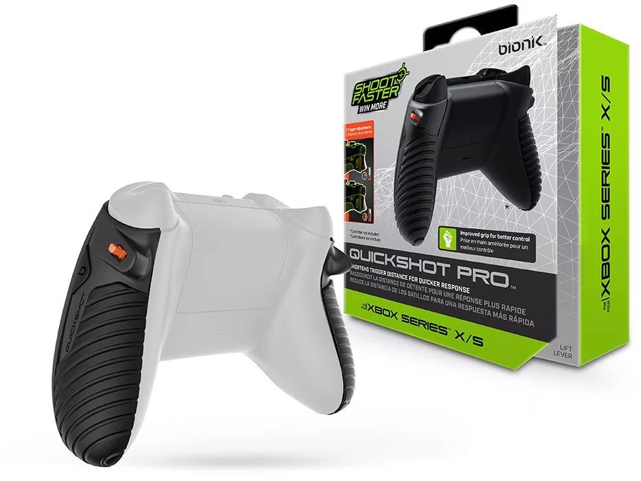 Bionik BNK-9073 Quickshot Pro Xbox Series fekete kontroller ravasz kiegészítőcsomag