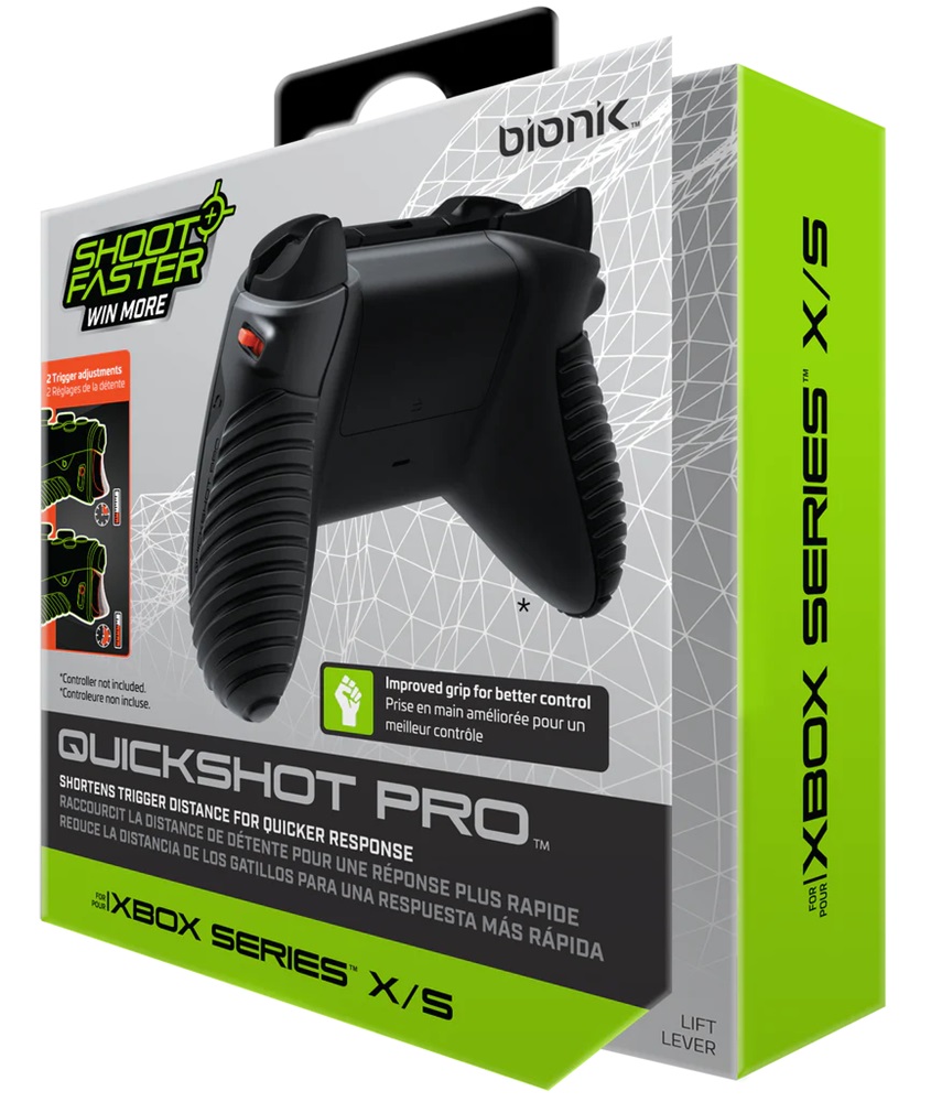 Bionik BNK-9073 Quickshot Pro Xbox Series fekete kontroller ravasz kiegészítőcsomag