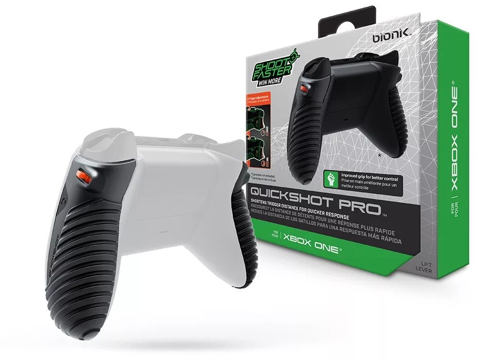 Bionik BNK-9076 Quickshot Pro Xbox One fekete kontroller ravasz kiegészítőcsomag