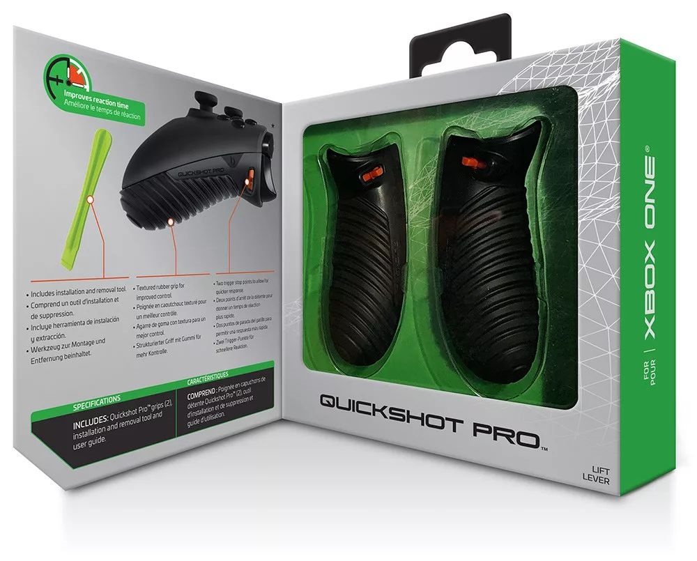 Bionik BNK-9076 Quickshot Pro Xbox One fekete kontroller ravasz kiegészítőcsomag