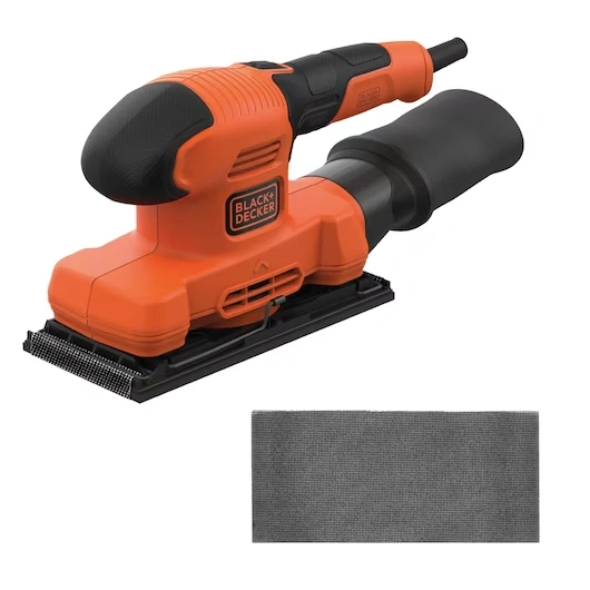 Black&Decker BEW220KAX-QS 150W kofferban 10 db csiszolópapírral vibrációs csiszoló