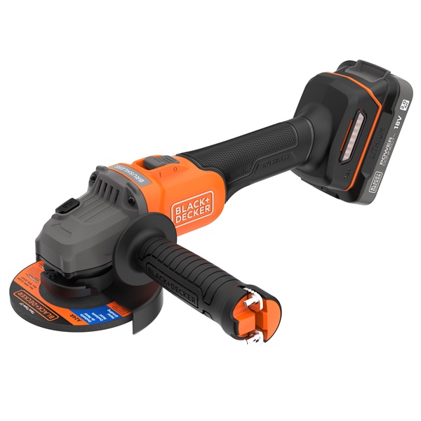 Black & Decker BCG6L8D2S-QW 18V akkus (akku+töltő) sarokcsiszoló
