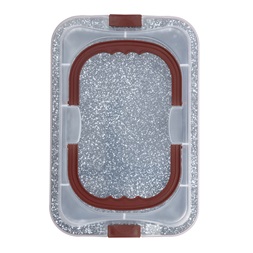Blaumann BL-3891 Cera Stone Collection 36,5x24,5x5,5 cm tepsi fedővel