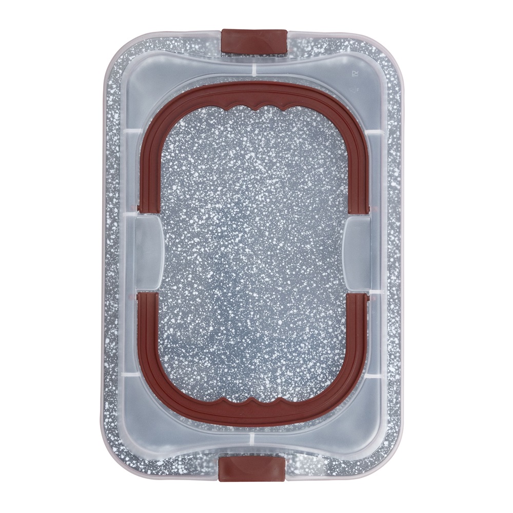 Blaumann BL-3891 Cera Stone Collection 36,5x24,5x5,5 cm tepsi fedővel