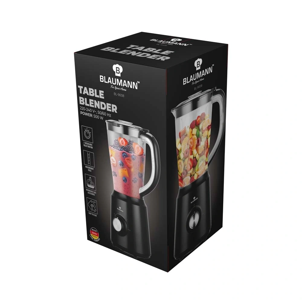 Blaumann BL-9008 1,5L fekete-ezüst turmixgép