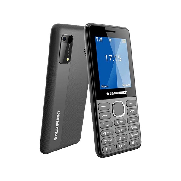 Blaupunkt V24 2,4" ezüst mobiltelefon + Yettel Express hangjegy extra feltöltőkártya