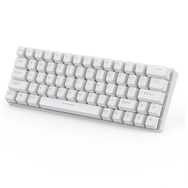 BlitzWolf BW-KB0 RGB fehér vezeték nélküli mechanikus gamer billentyűzet, angol