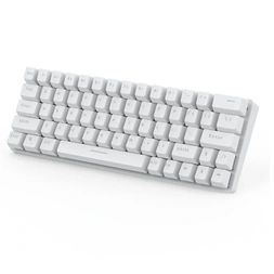 BlitzWolf BW-KB0 RGB fehér vezeték nélküli mechanikus gamer billentyűzet, angol