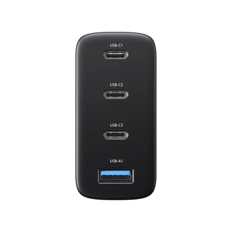 BlitzWolf BW-S23 100W USB/3xType-C fekete hálózati adapter