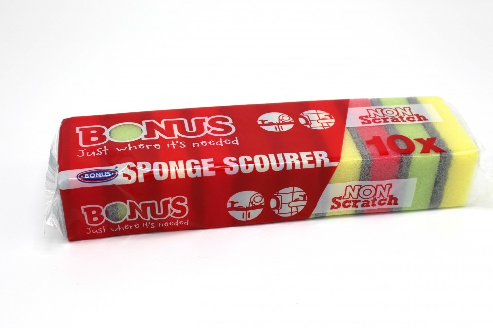 Bonus 10db-os vegyes mosogatószivacs