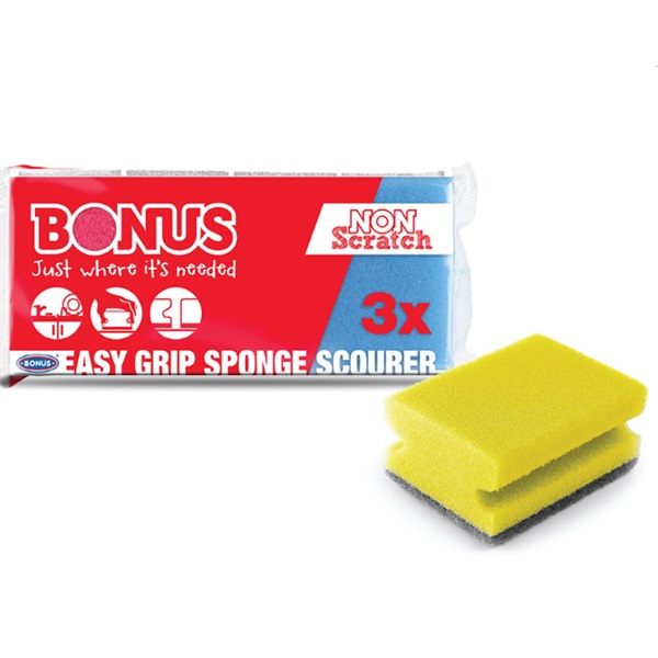 Bonus 3 db/cs formázott mosogató szivacs