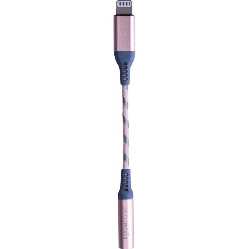 Boompods Audioline rózsaarany Lightning / 3.5mm AUX adapter