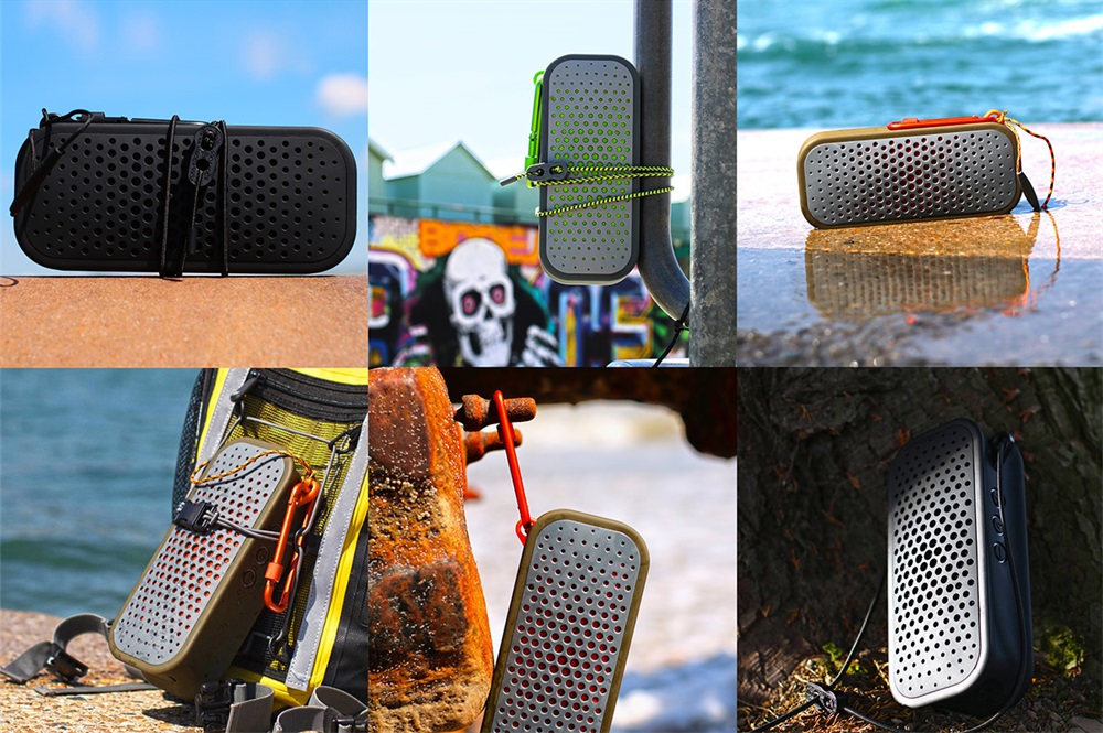 Boompods Blockblaster fekete bluetooth hangszóró