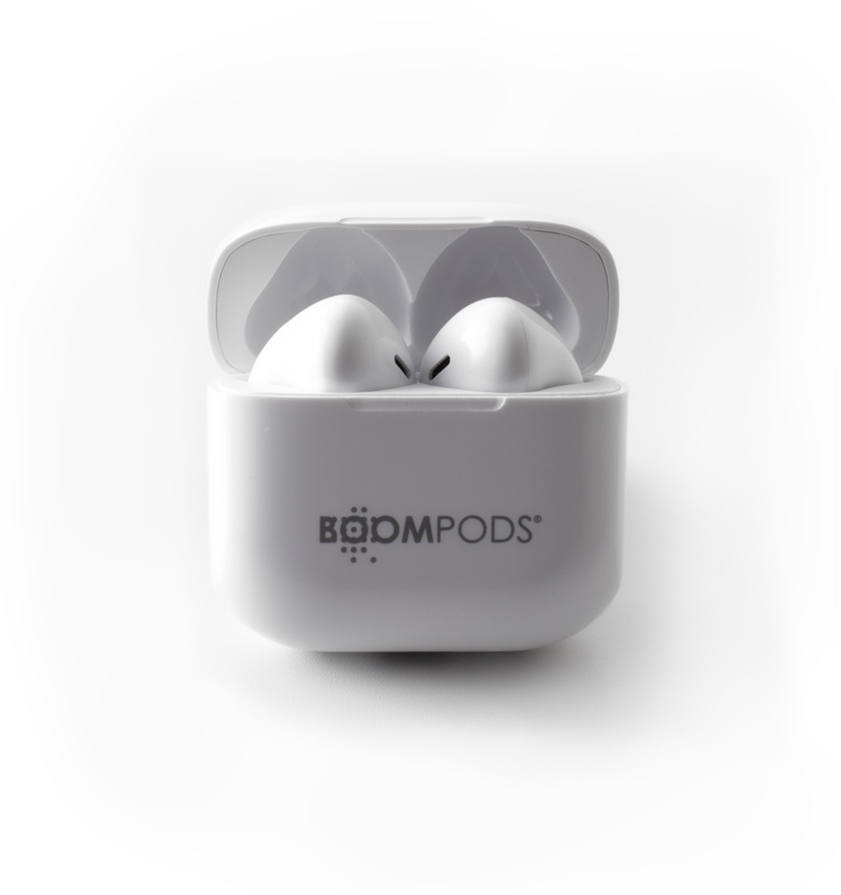 Boompods Compact Buds True Wireless Bluetooth fehér fülhallgató