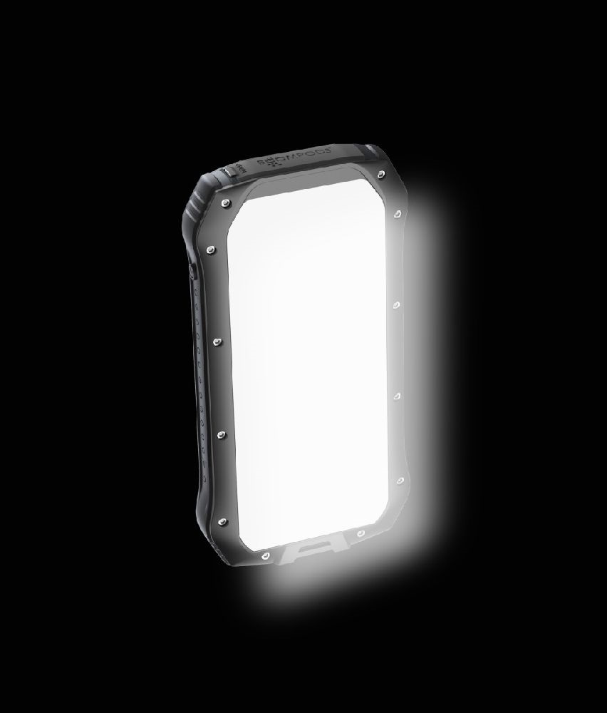 Boompods Neutron Solar fekete 10 000 mAh napelemes powerbank