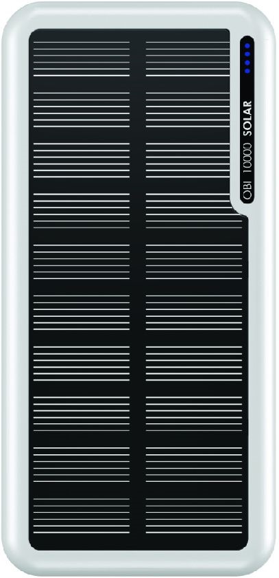 Boompods Obi Solar fehér 10 000 mAh powerbank