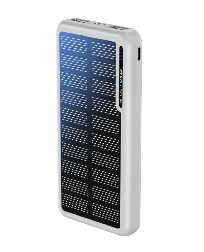 Boompods Obi Solar fehér 10 000 mAh powerbank