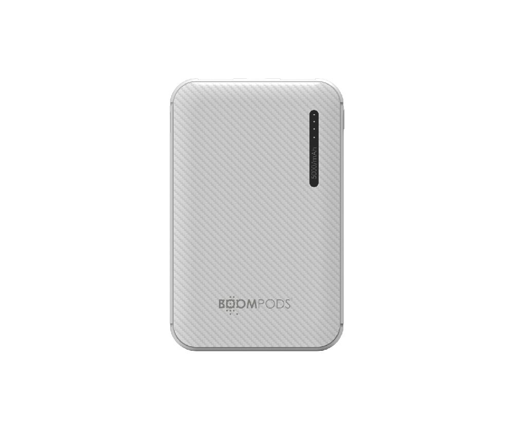 Boompods Obi fehér 5 000 mAh powerbank