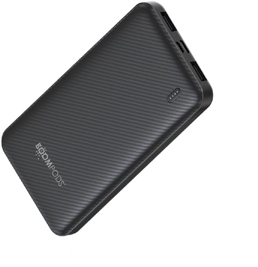 Boompods Obi fekete 10 000 mAh powerbank