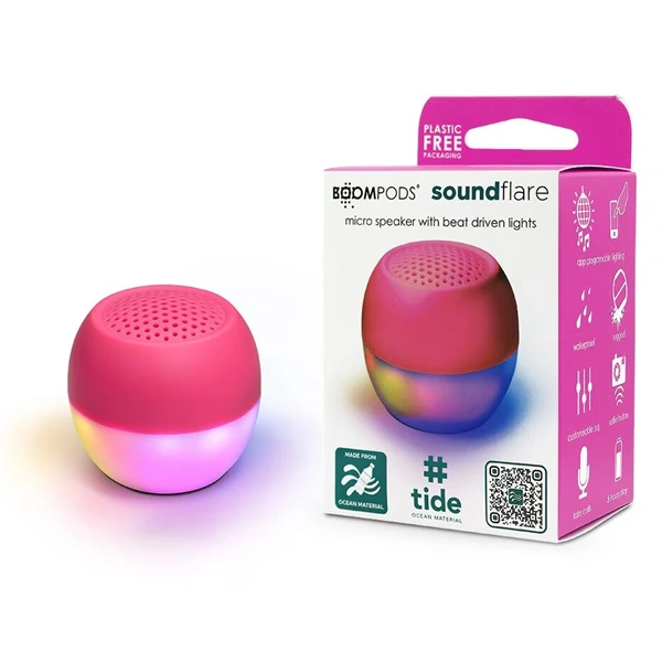 Boompods Soundflare Ocean rózsaszín bluetooth hangszóró