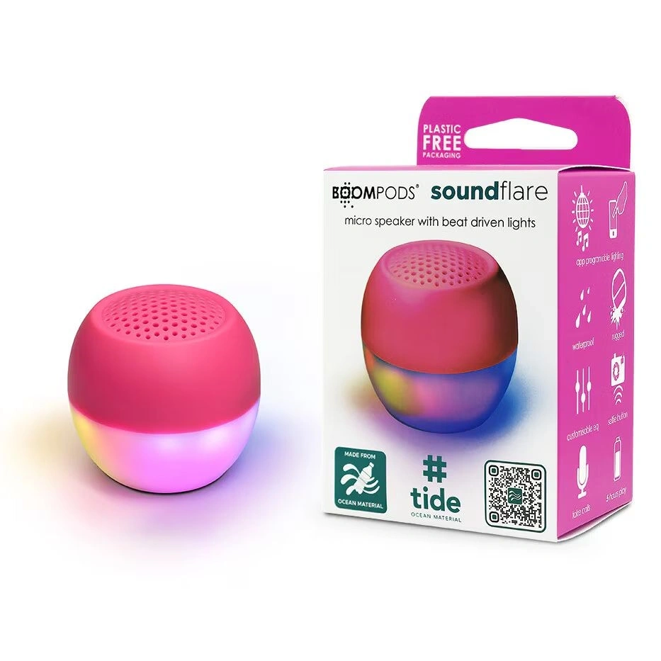 Boompods Soundflare Ocean rózsaszín bluetooth hangszóró