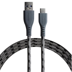 Boompods Tide grafitszürke USB A / Type-C kábel