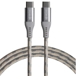 Boompods Tide titánium szürke Type-C / Type-C 60W kábel