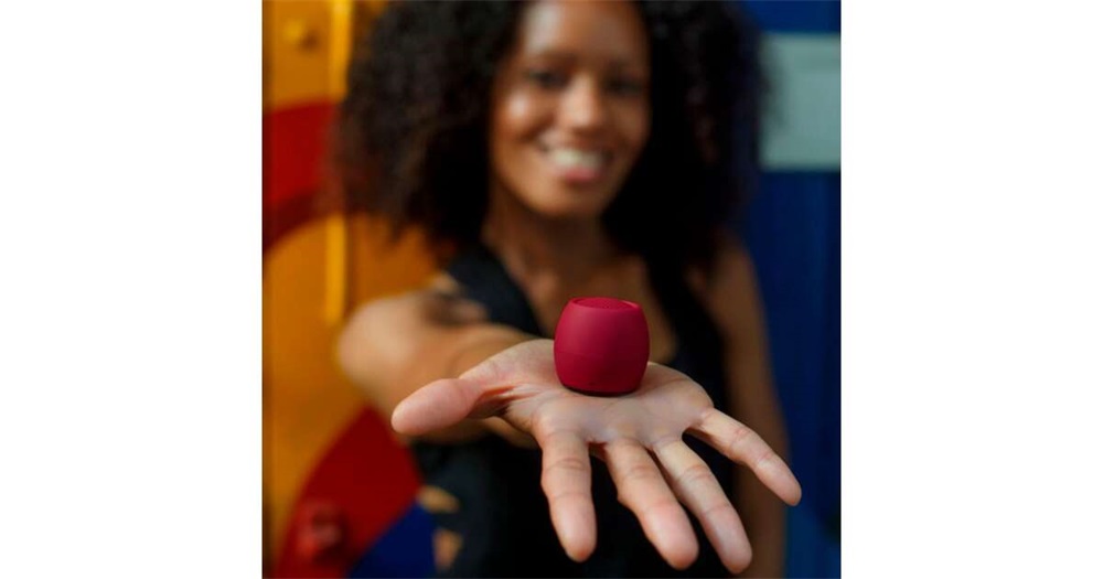 Boompods Zero Speaker bordó bluetooth hangszóró