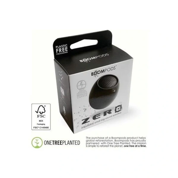Boompods Zero Speaker fekete bluetooth hangszóró