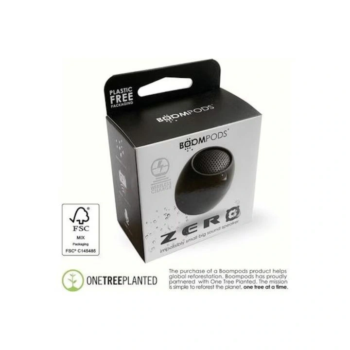 Boompods Zero Speaker fekete bluetooth hangszóró