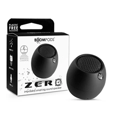 Boompods Zero Speaker fekete bluetooth hangszóró