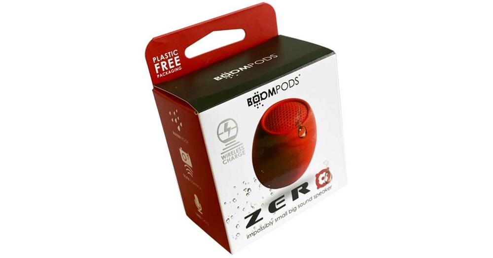 Boompods Zero Speaker piros bluetooth hangszóró