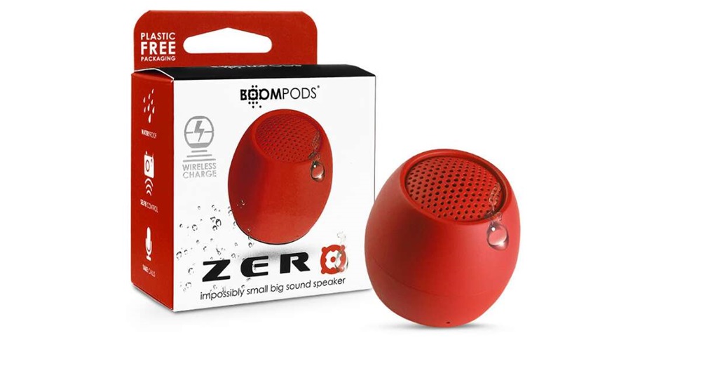 Boompods Zero Speaker piros bluetooth hangszóró