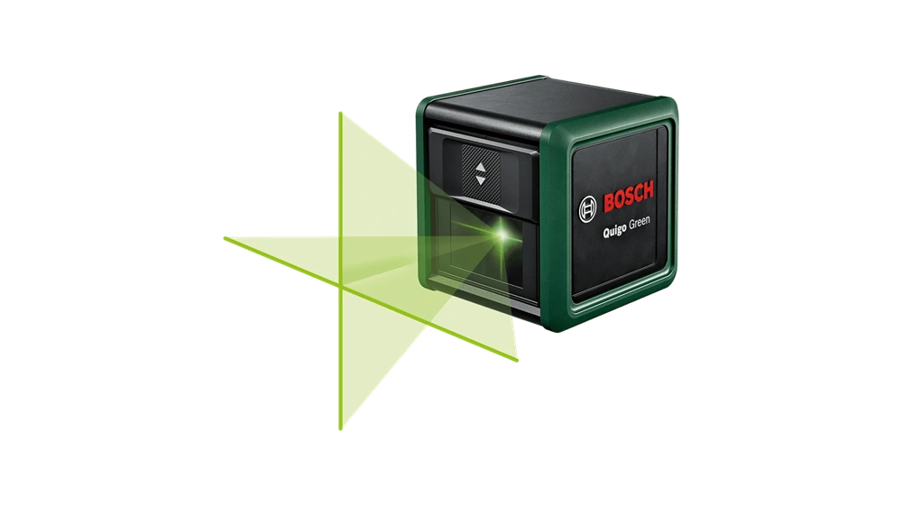 Bosch 0603663C04 Quigo Green Polaris zöld keresztvonalas szintezőlézer + állvány