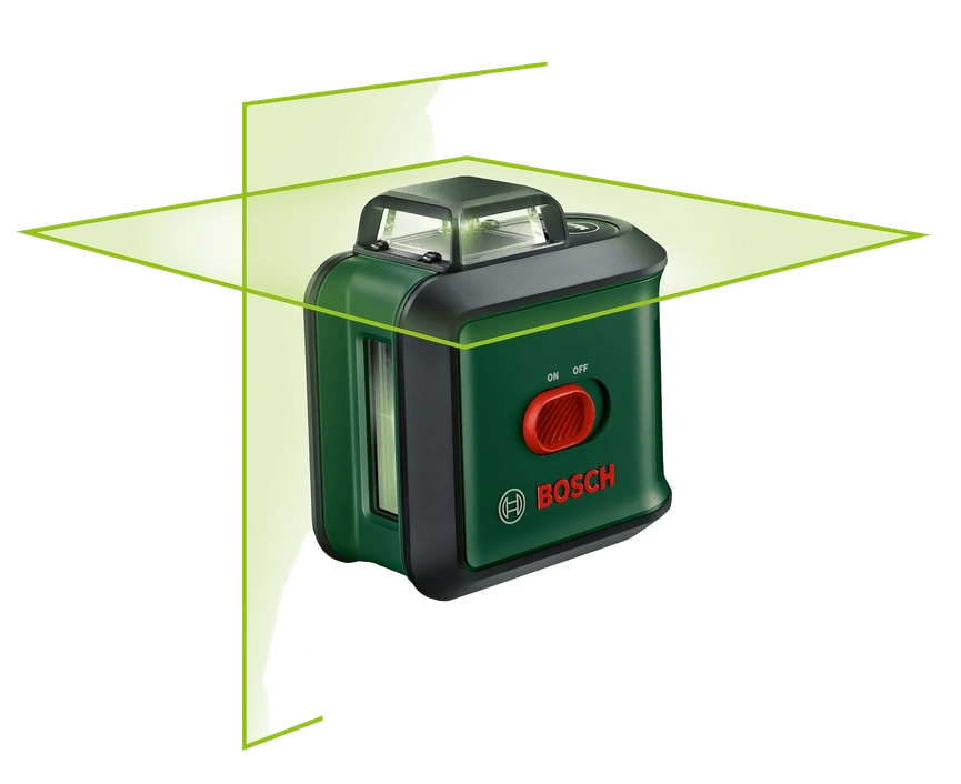 Bosch 0603663E07 UniversalLevel 360 keresztvonalas zöld szintezőlézer + TT 150 állvány + MM 3 univerzális tartóállvány