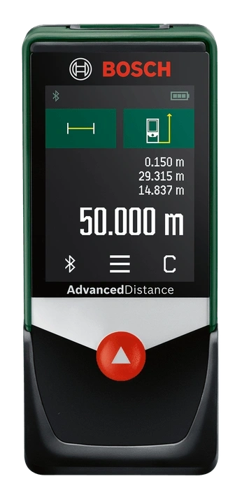 Bosch 0603672202 AdvancedDistance 50 C digitális lézeres távolságmérő