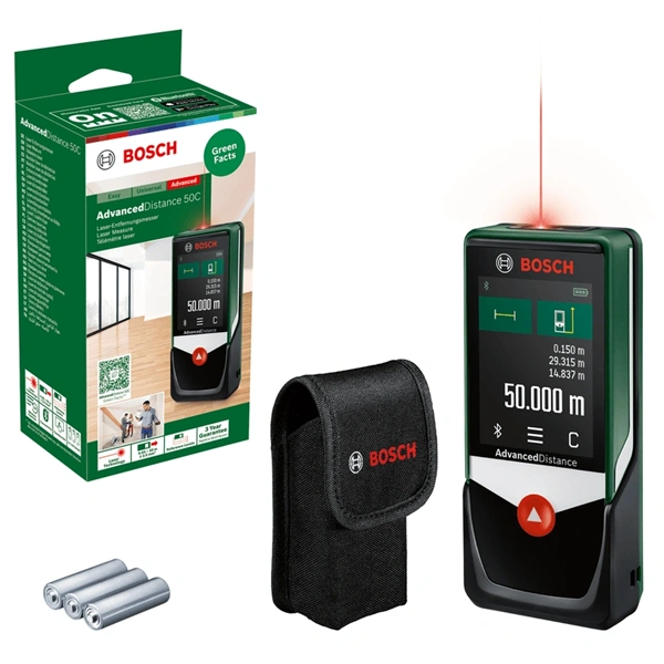 Bosch 0603672202 AdvancedDistance 50 C digitális lézeres távolságmérő