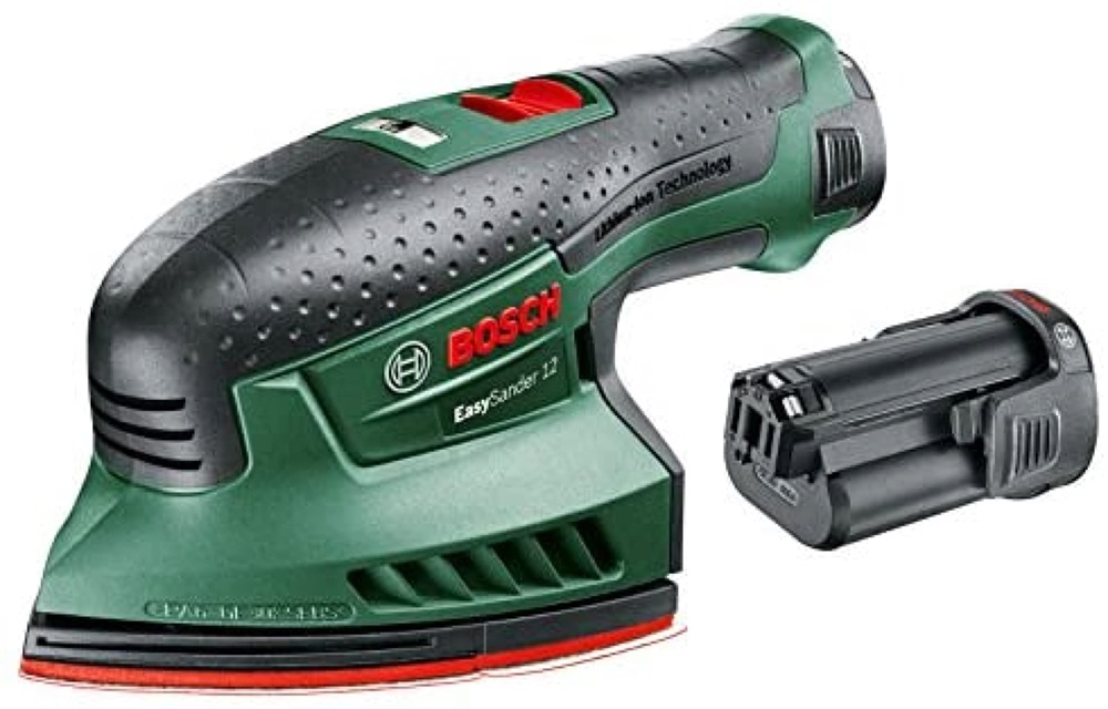 Bosch 060397690A EasySander 12 2 akkuval/akkumulátoros rezgőcsiszoló